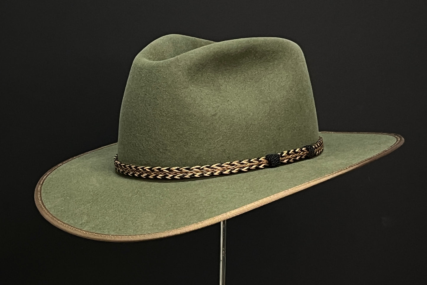 Military Green Town Hat (7 5/8)