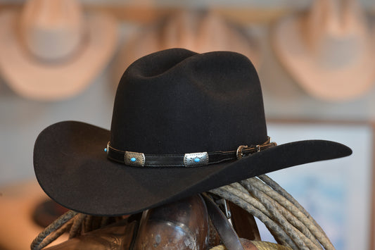 Black Cattlemans Hat (Size 6 3/4)