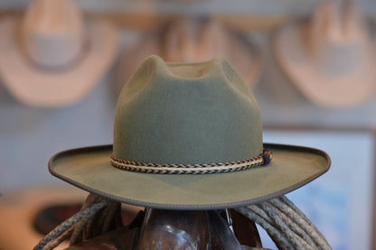 Military Green Town Hat (Size 7 1/2)