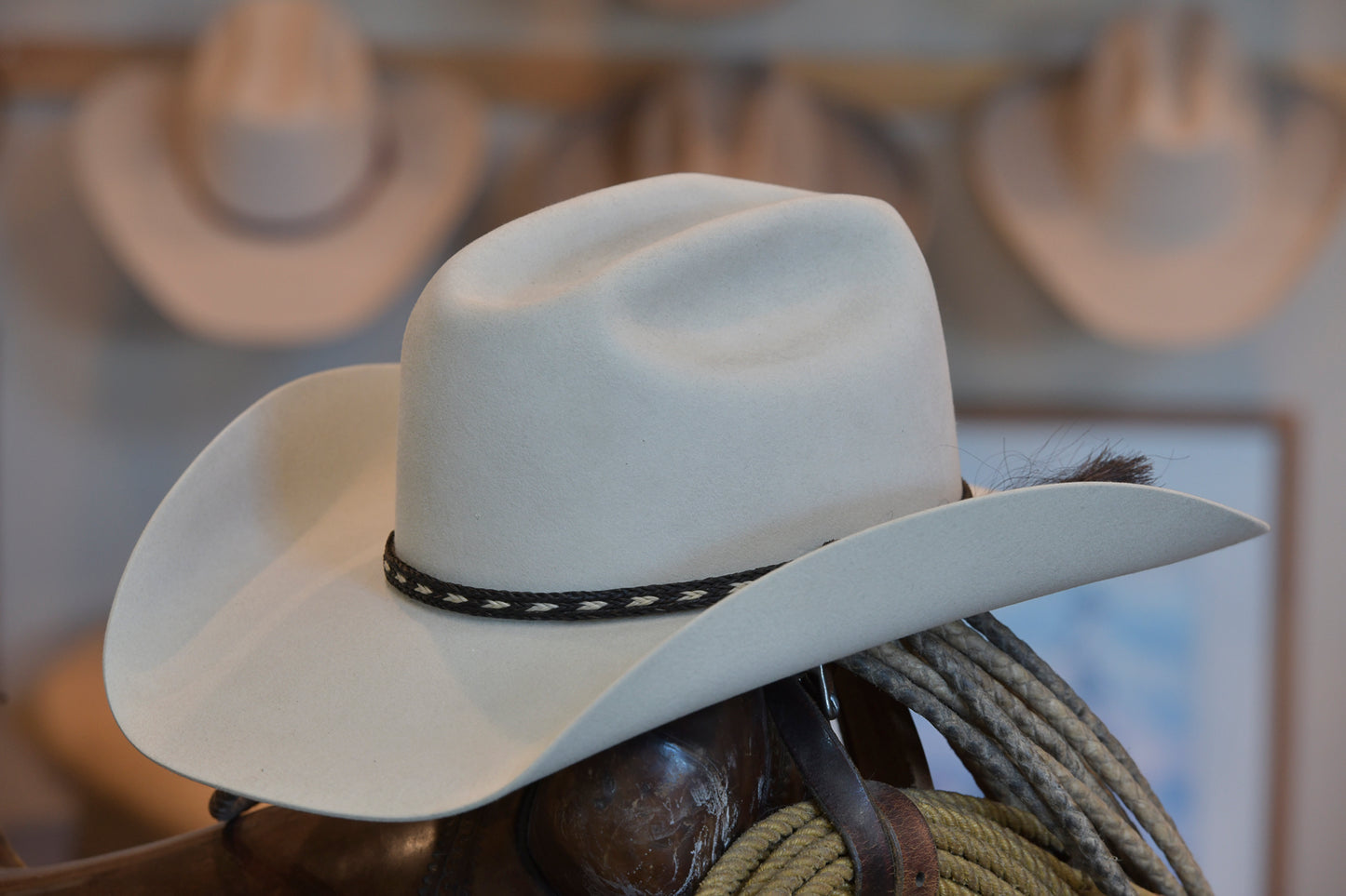 50% Beaver Silverbelly Cattleman's Cowboy Hat (Size 7 5/8-)