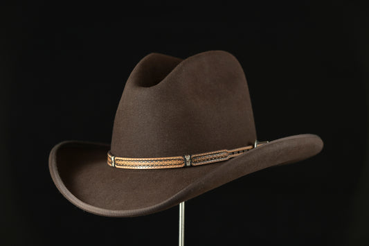 Dark Brown Cowboy Hat (7 1/8+)