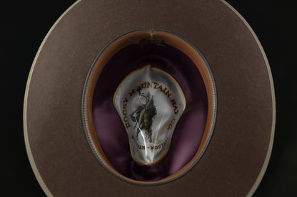 Dark Brown Western Dress Hat (7 3/8)