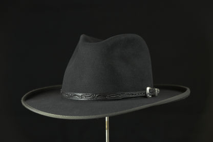 Black Western Town Hat (7 5/8)