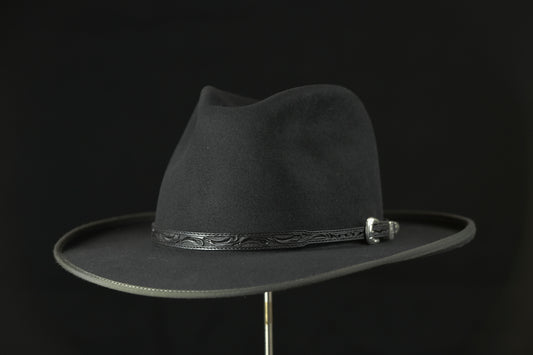 Black Western Town Hat (7 5/8)