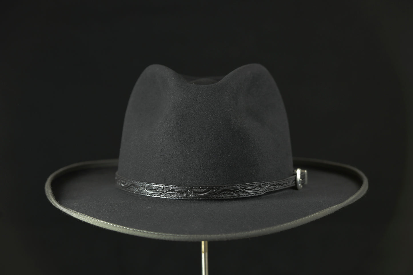 Black Western Town Hat (7 5/8)