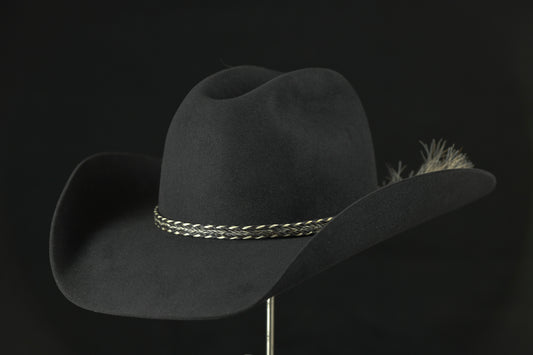 50% Beaver Black Cattleman's Cowboy Hat (7 1/2)